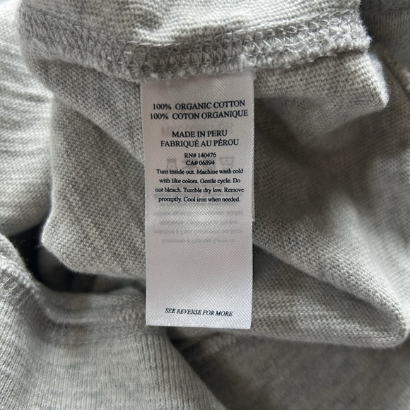 FAHERTY Sunwashed Slub Hoodie Shirt Light Grey Heather Mens Knit Top Sz L - Picture 10 of 15